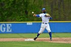 Baseball vs CGA  Wheaton College Baseball vs Coast Guard Academy during game one of the NEWMAC semi-finals playoffs. - (Photo by Keith Nordstrom) : Wheaton, baseball, NEWMAC